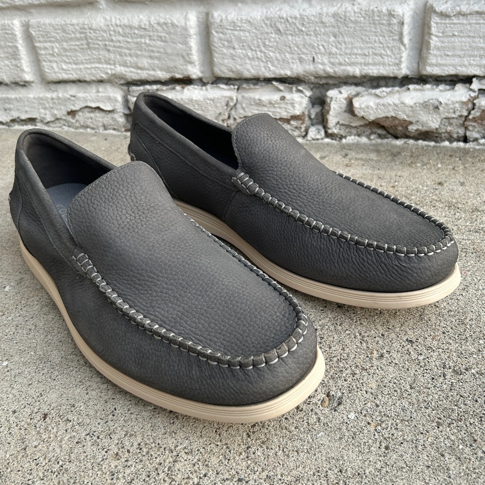 Men's Penny LOAFER Cole Haan Harwich Venetian - LAVA / SIZE- 12 M